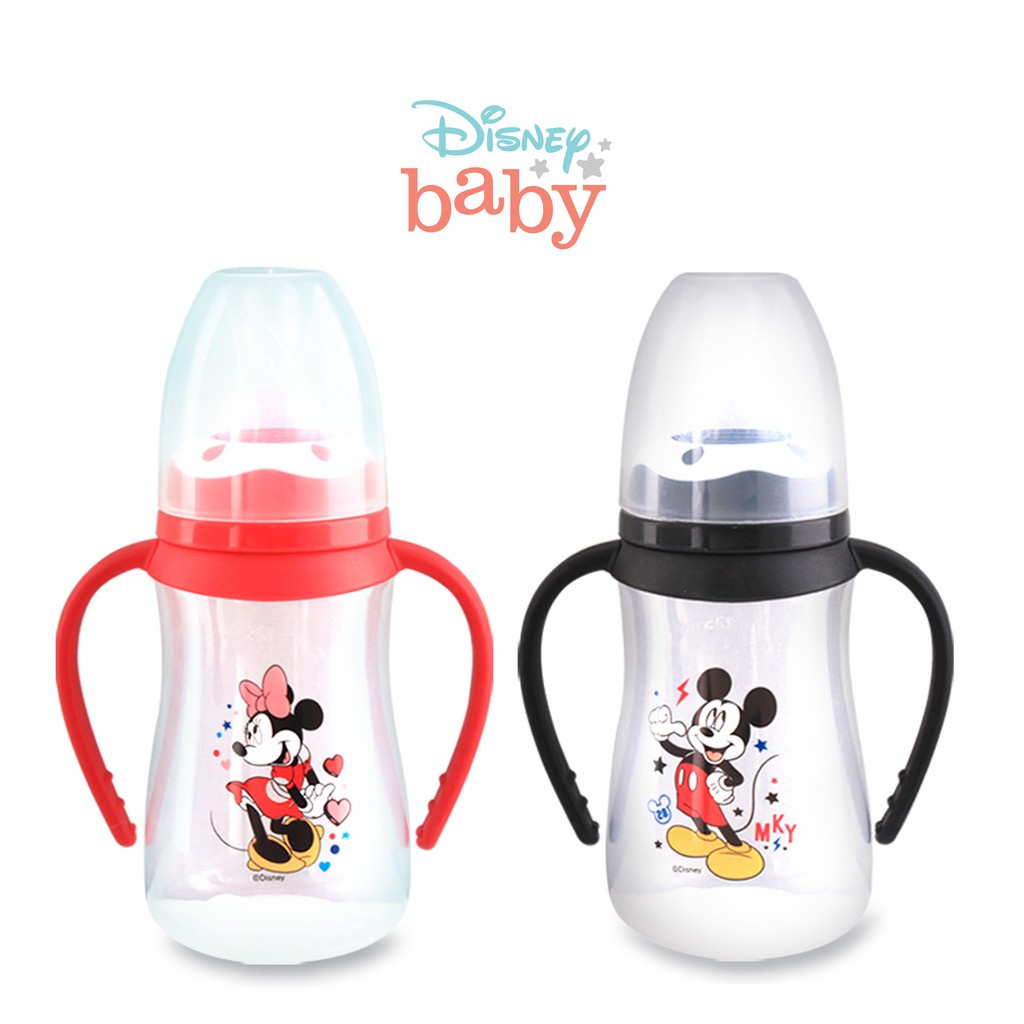 Lusty Bunny Disney Botol Susu Regular Round Bottle with Handle Mickey Minnie Bunny DMM1111/125ml DMM1121/250ml Disney Bunny