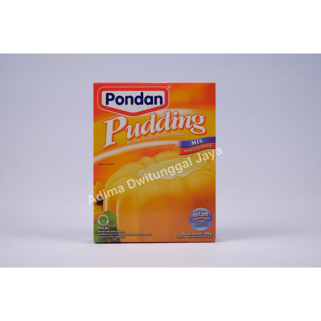 Pondan Pudding Mango / Pondan Pudding Mangga 200 gr