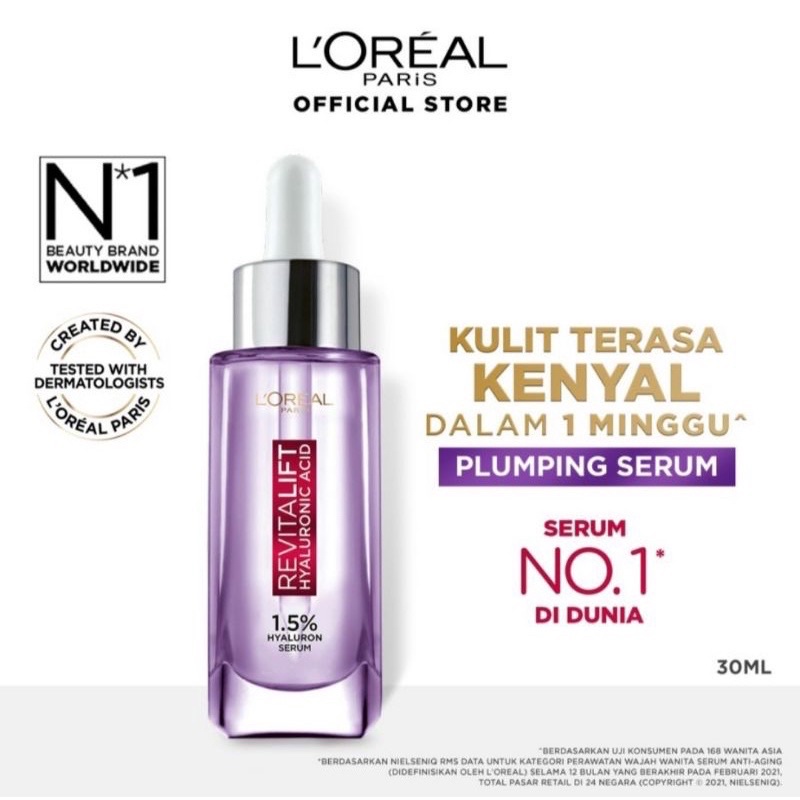 L'OREAL REVITALIFT HYALURONIC ACID SERUM 30ml