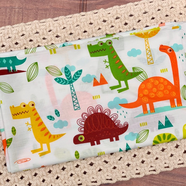 kain perca katun motif anak - dino