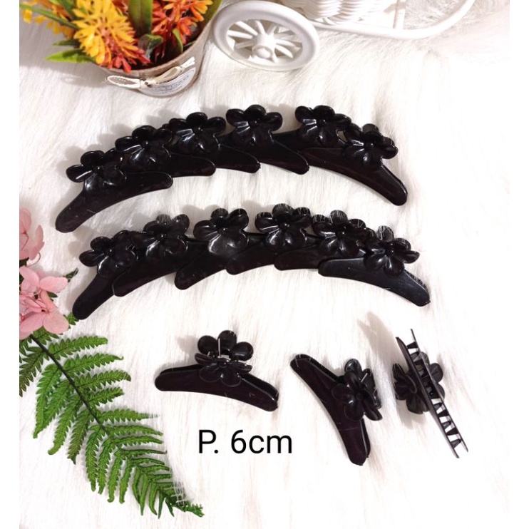 12pcs Jepit Jedai Salon 5,5cm|Jedai Salon Hitam|Jedai Murah