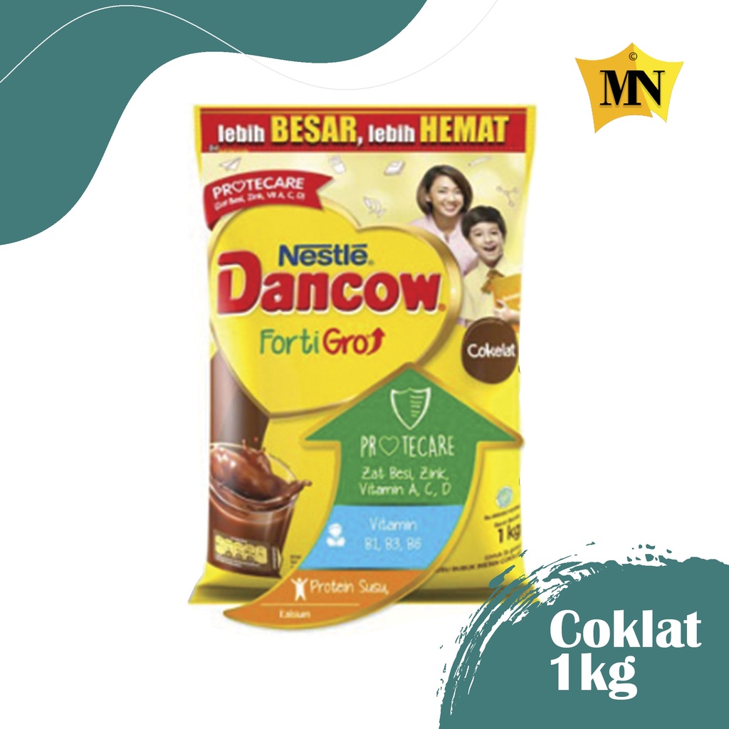 

DANCOW FORTIGROW - Susu Bubuk Susu Anak - Cokelat Pouch 1kg