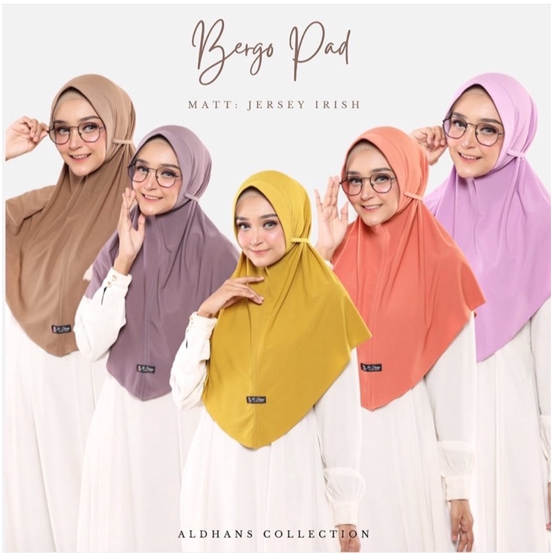 HIJAB / JILBAB INSTAN BERGO PAD AL DHANS PUTRI HIJAB MURAH