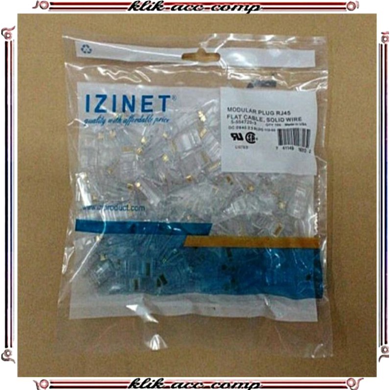 Connector Rj45 Cat5 IZINET isi 100 ORIGINAL