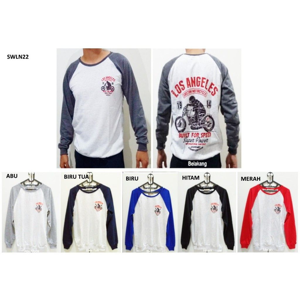 Sweater Pria Lengan Panjang Los Angeles Bikes - SWLN22