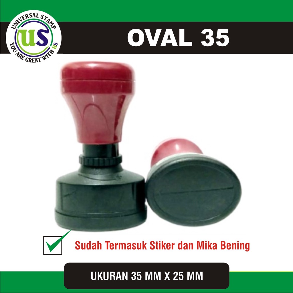 

Gagang Stempel Flash OVAL35