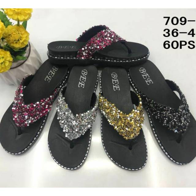 Sandal Jelly Jepit Manik 709 Import