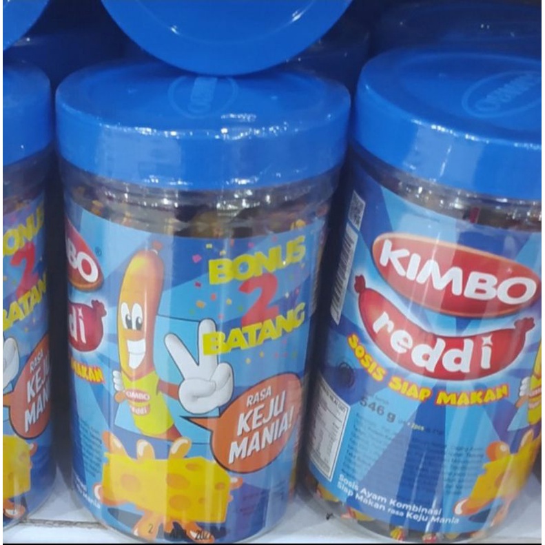 

Kimbo Reddi Sosis Siap Makan Rasa Keju Mania 546 Gram Isi 26 Pcs