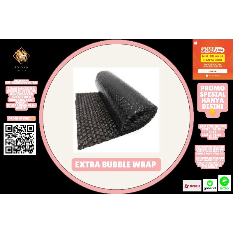 

Tambahan Extra Packing - Extra Bubble Wrap *AndreStore18*