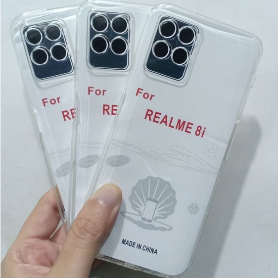 REALME 8i Case Softcase Silikon Pelindung Camera Clear HD Casing Realme 8 i
