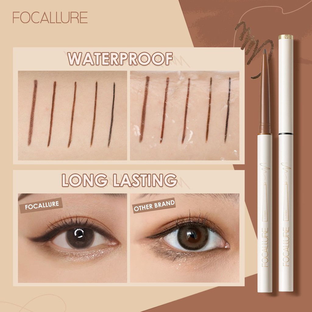 Focallure Perfectly Defined Gel Eyeliner Focallure Eyeliner Pen  Focallure Eyeliner Spidol Focallure Eyeliner Pencil Focallure Eyeliner Pensil  Focalure Focallur Fucallure Foccalure