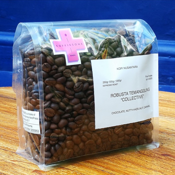 

ROBUSTA TEMANGGUNG MEDIUM TO DARK ROAST WHOLE BEAN, 1KG #SELASAROBUSTA - BUBUK
