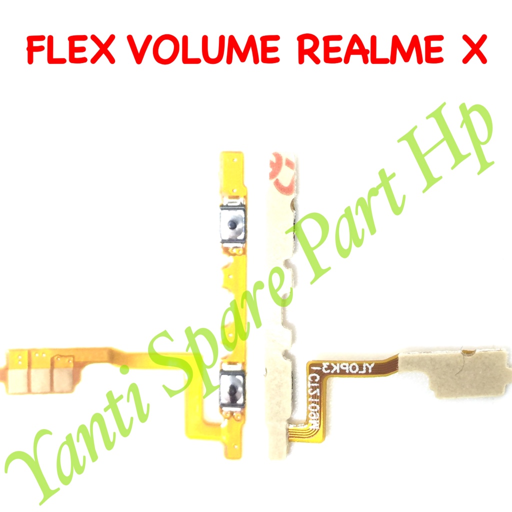 Flexible Volume Realme X Original Terlaris New