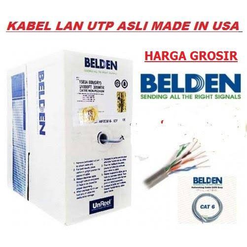 KABEL LAN UTP cat 6 / cat6 BELDEN made in USA 1 roll Original