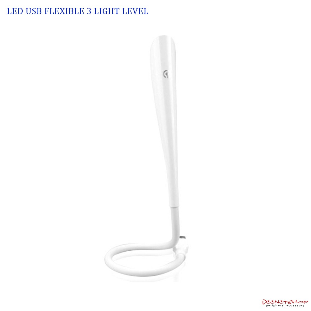 Mall Lampu LED USB Flexible 3 Light Level Lampu Meja T1A