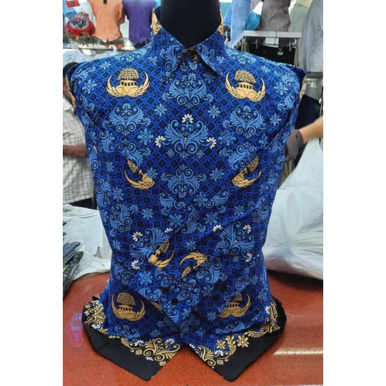 baju KORPRI PRIA terbaru  katun tanpa puring korpri azkia
