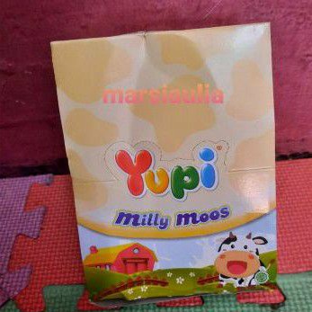 

Yupi milly moos Kemasan box isi 24 pcs