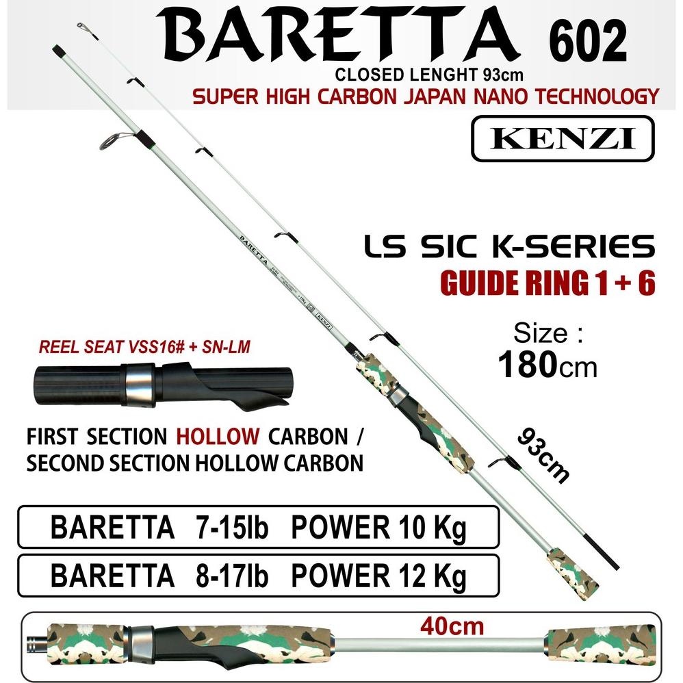 [[BISA COD]] JORAN KENZI BARETTA 602 7-15lbs 8-17lbs TERPERCAYA