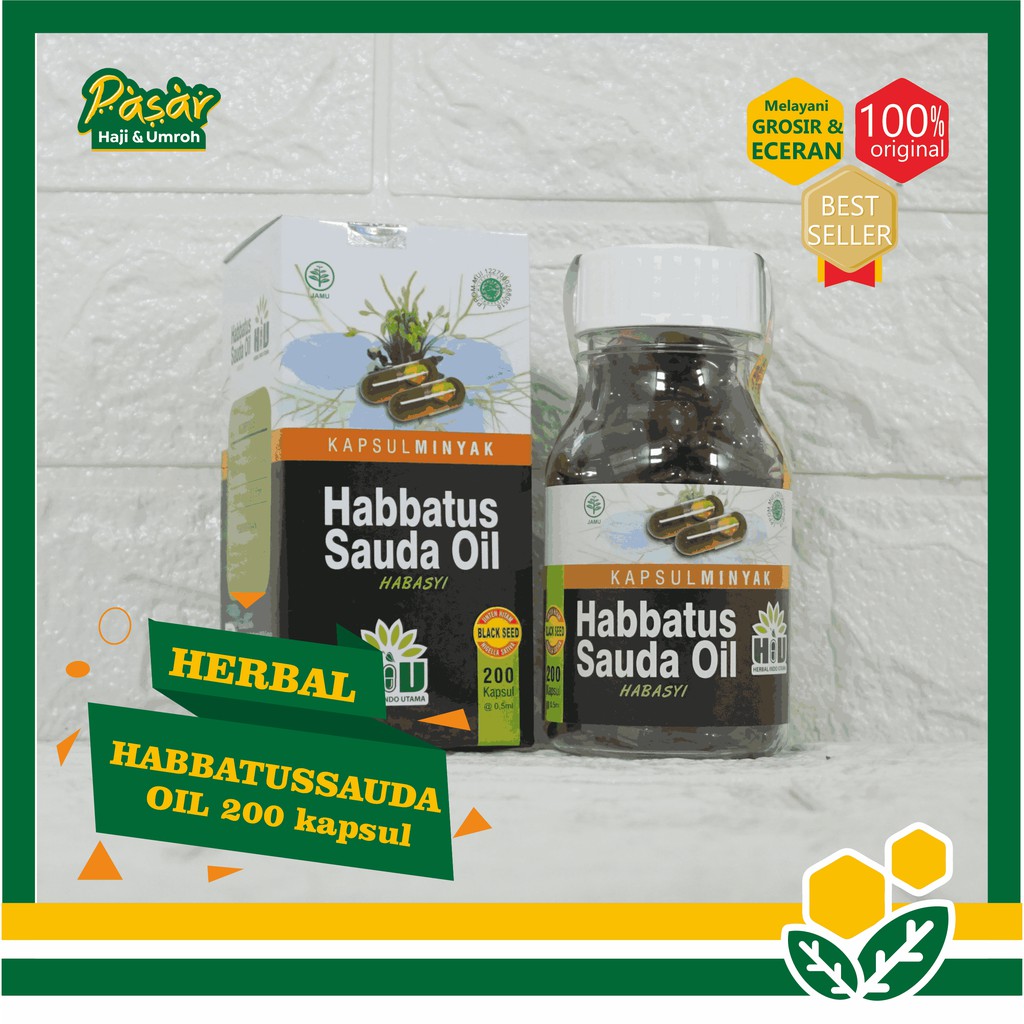 Kapsul Habatusauda Habbatussauda Habatussauda habbatusauda minyak oil 200 HIU dan Bubuk 200AL BIRKAH