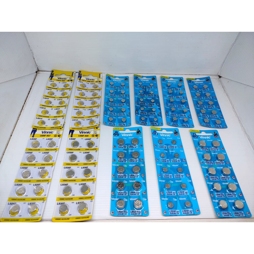 BATERAI BATU JAM TANGAN VINNIC SEMUA TYPE ORIGINAL