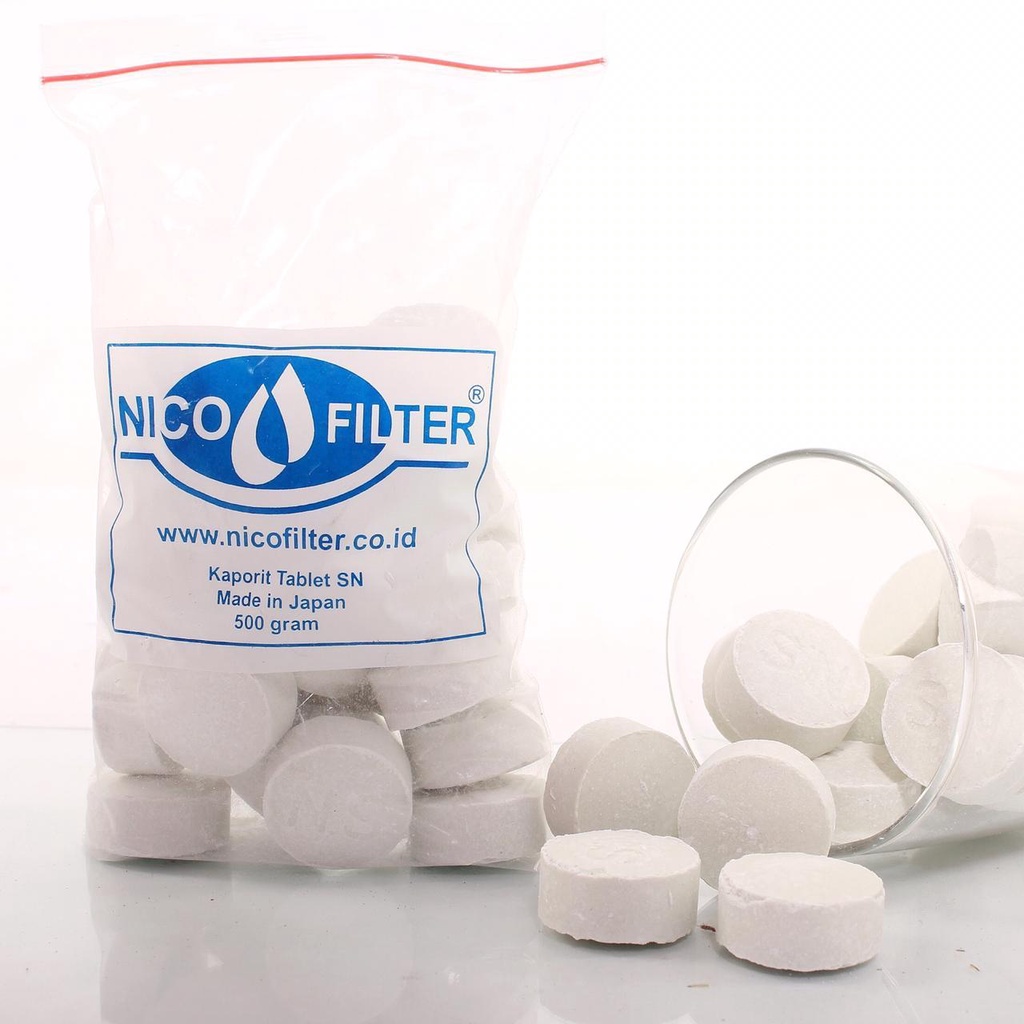 Nico Filter Kaporit Tablet jepang Ori - Clhorine Tablet