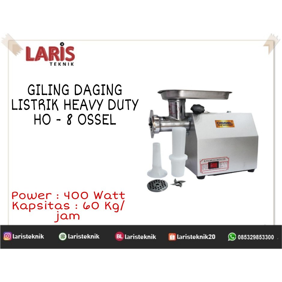 GILINGAN DAGING HO-8 OSSEL GILING DAGING MESIN PENGGILING DAGING GILING KACANG KEDELAI BUMBU