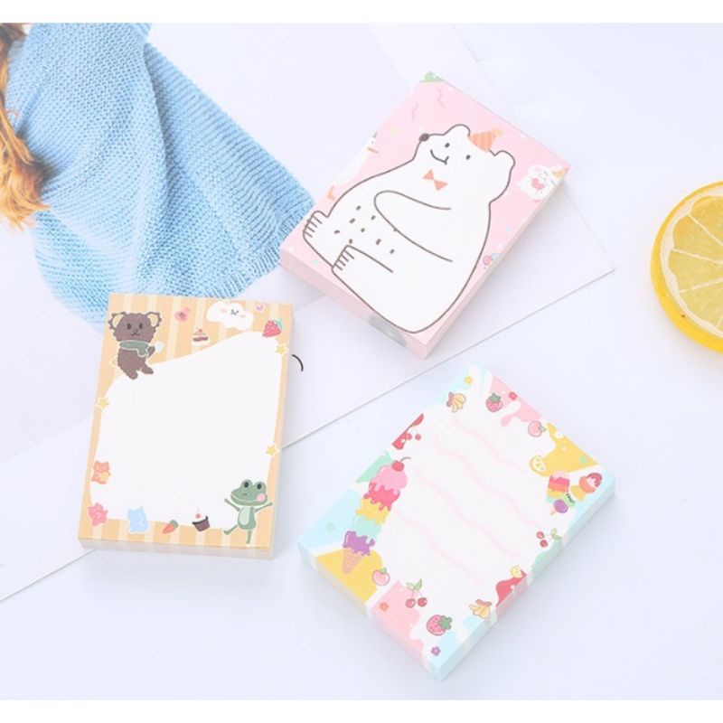 

Sticky Notes Motif Lucu Ukuran 7x5cm Memo Pad AT0028