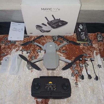 Drone DJI Mavic Mini FCC hack permanen Kelengkapan Basic 2 Batre plus Tas Hardcase