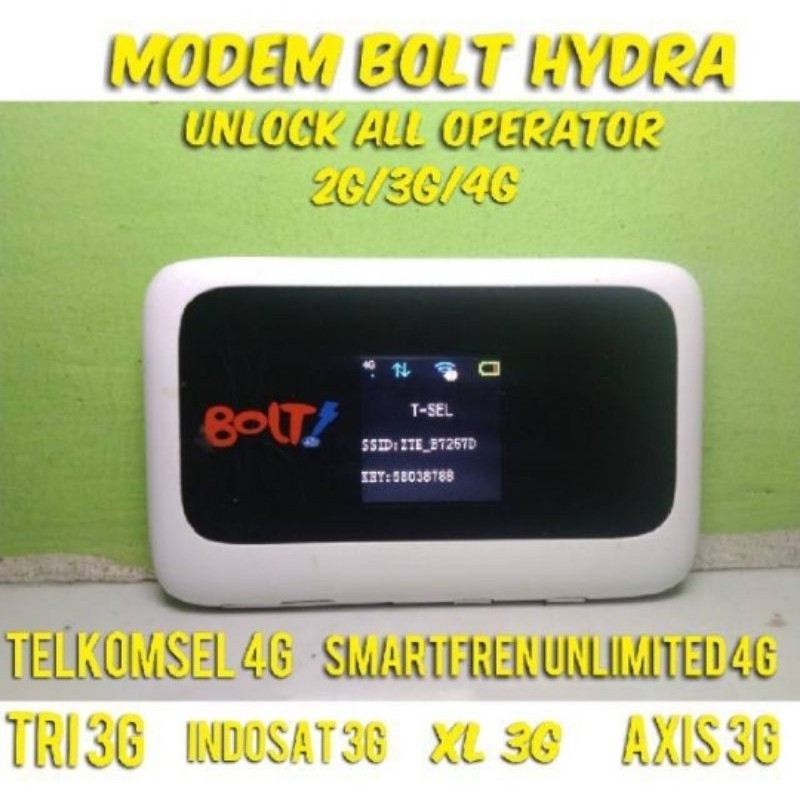 Modem Midi Bolt Hydra ZTE MF90 Slim Unlock 4G All Operator