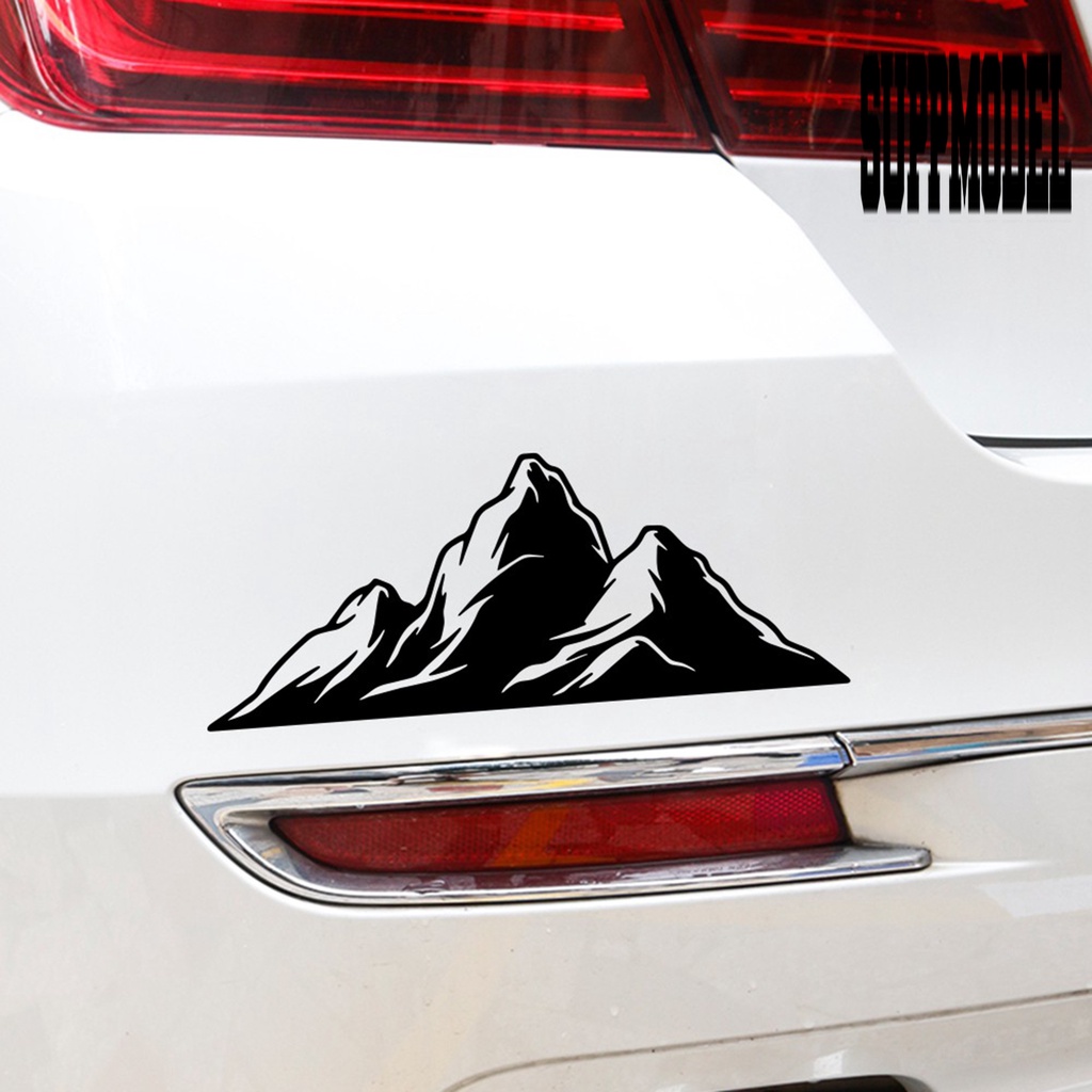 &lt; Car Adornment &gt; Stiker Motif Gunung Tahan Lama Untuk Dekorasi Mobil Van