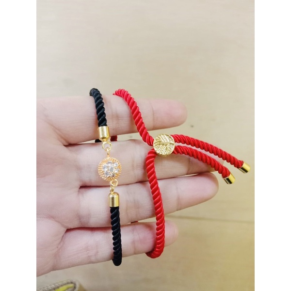 gelang tali serut pwrhiasan lapis emas //gelang tali