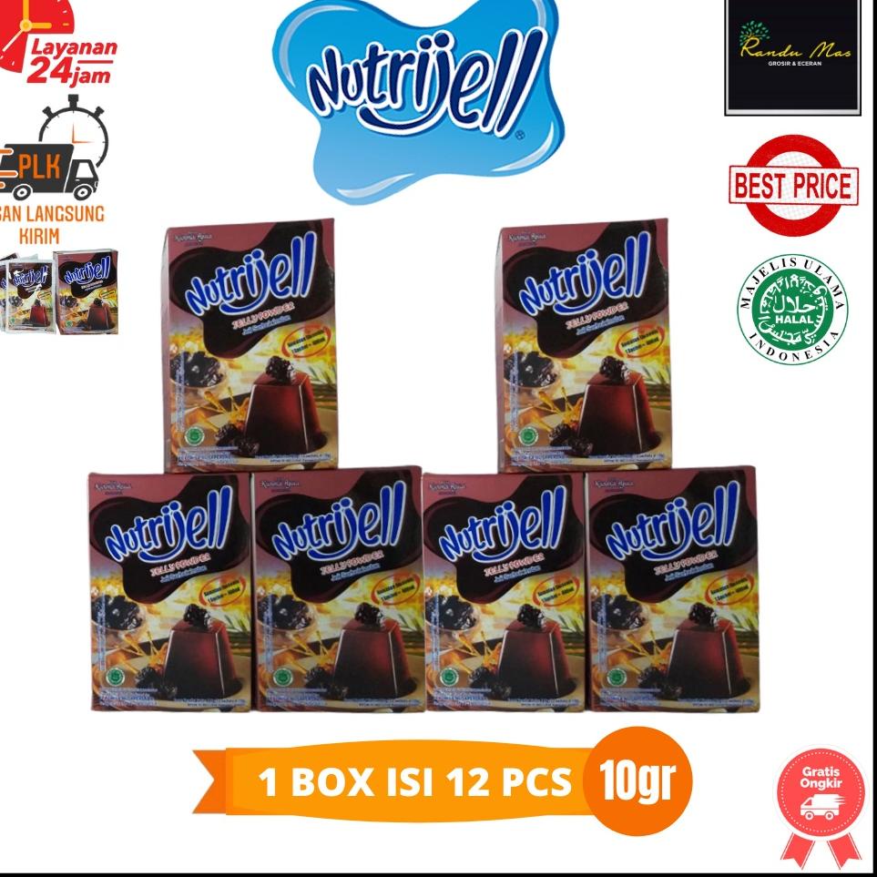 

BEST SELLER Nutrijell Agar Kurma Ajwa 10gr 1 Box Agar-Agar Nutrijel Varian Buah Kurma Jelly Powder Kemasan Ekonomis け