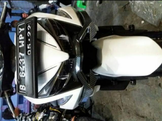 Winglet moncong lampu depan carbon yamaha aerox 155