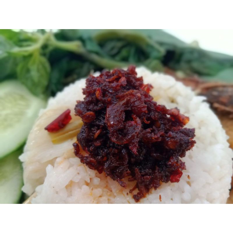 

Sambal Terasi Udang MM Pedas Kemasan 135 g