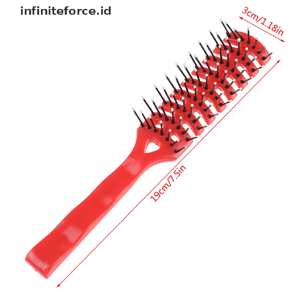 (Infiniteforce.Id) Sisir Rambut Pria Anti Statis Bahan Plastik