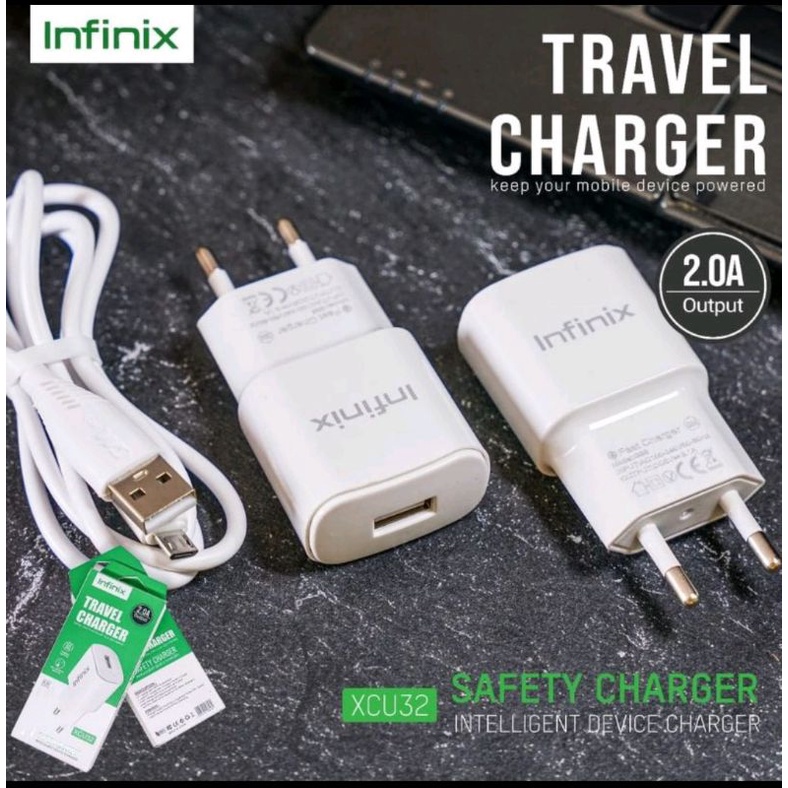 Charger Casan Infinix 2,A Fast Charging Infinix S5  HOT 6 PRO HOT 6X  HOT 8 HOT 9 SMART 4 ORIGINAL