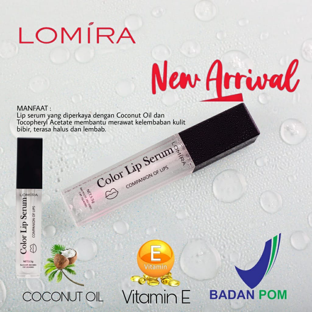 LOMIRA COLOR LIP SERUM / LOMIRA LIP SERUM LIP GLOSS PELELMBAB BIBIR / LOMIRA Color Lip Serum