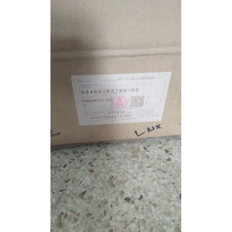 KONDENSOR AC MOBIL NEW AVANZA NEW XENIA 1300 CC DENSO ASLI