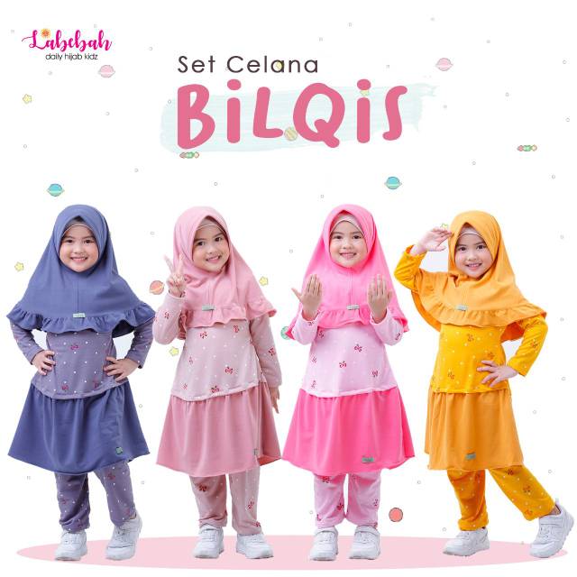 Labebah || set celana bilqis 01 Set celana anak