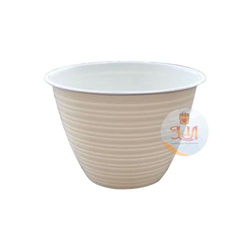 [2 Pcs] Pot Lebah Besar Putih 35 / Pot Pagoda Putih Diameter 30 cm / Pot Lebah