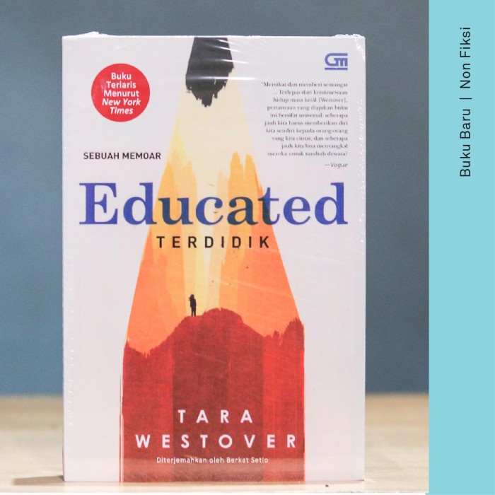 

FLASH SALE!!! BUKU EDUCATED - TARA WESTOVER TERLARIS