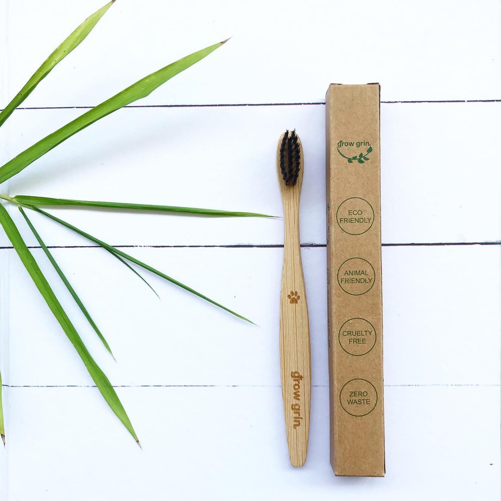 Sikat gigi Bambu Eco-friendly bamboo toothbrush Anak / Dewasa