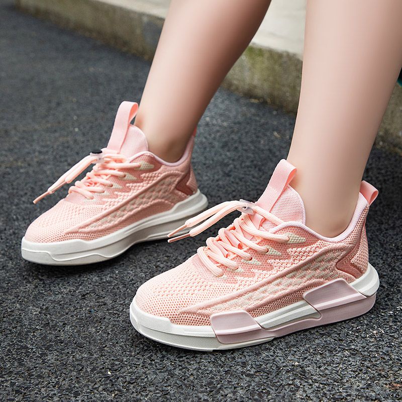 [GROSIR][COD] SEVEN_DAY SEPATU RAJUT SNEAKERS ANAK-ANAK UNTUK USIA 2-9 TAHUN BOY &amp; GIRL PINK WM2316