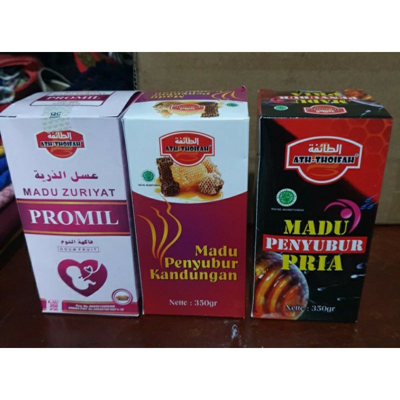 

LEBIH HEMAT! PAKET PROMIL MADU ATH THOIFAH / PAKET PROGRAM HAMIL MADU PROMIL MADU PRIA MADU PENYUBUR