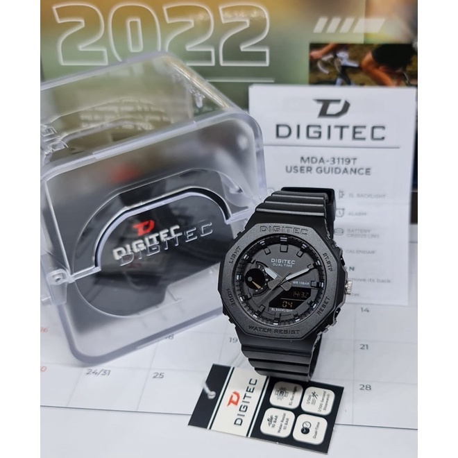 JAM TANGAN WANITA DIGITEC DA 3119 / DA 3119 / Digitec 3119 ORIGINAL RUBBER Jam Tangan Wanita Anti Air