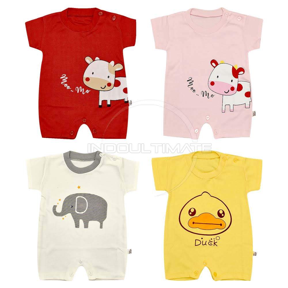 Jumper Bayi Jumsuit Bayi BABY LEON JP-GY04 / JP-GY041 Baju Bayi Anak Baru Lahir Laki Laki Perempuan