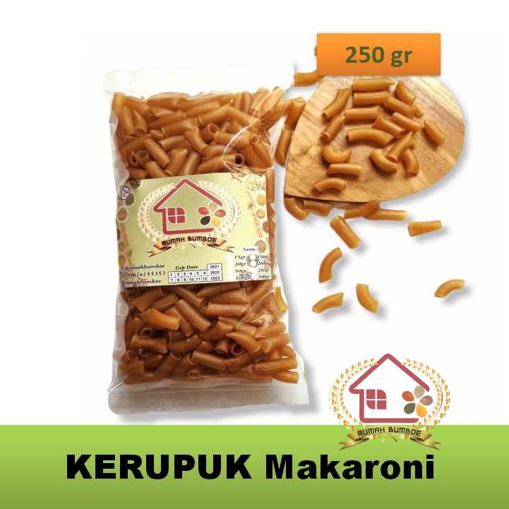 

(250 gr) KERUPUK MAKARONI Mentah Tanpa Dijemur Langsung Goreng Gurih Dan Renyah