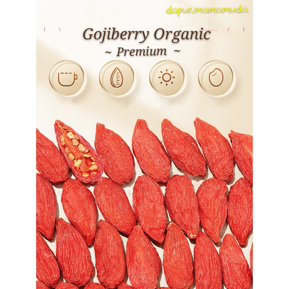 

Goji Berry /Organik Kering Buah Goji Berry / Ki ci/ Ki Chi 250Gram