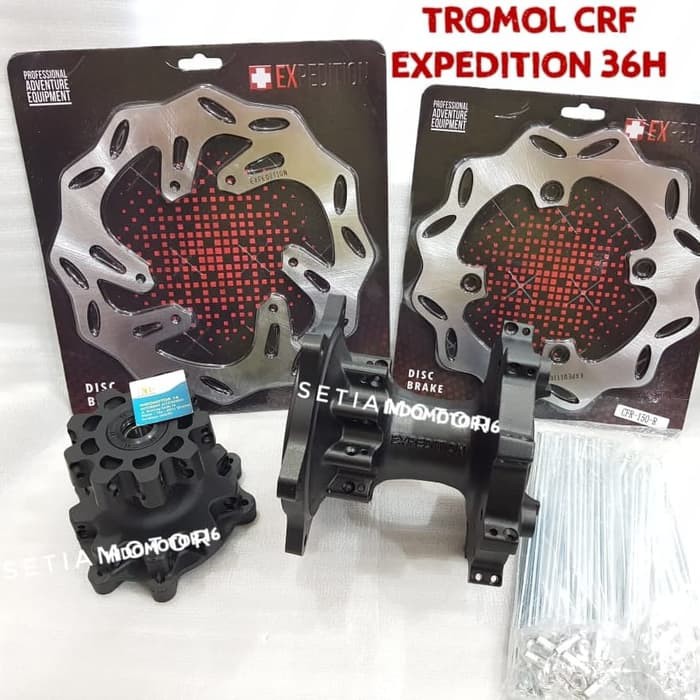Velg Supermoto Tromol Khusus Honda CRF 150 Expedition - Paket Set