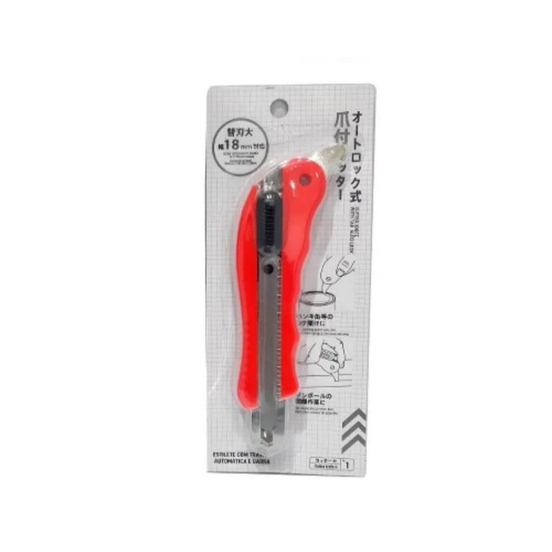 

Daiso Pisau Cutter Serbaguna Dengan Tab Ukuran 6 x 17 x 2 cm - Orange
